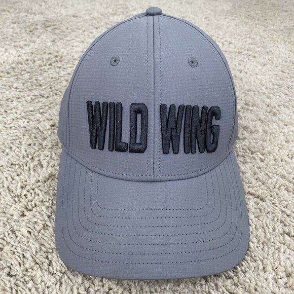 TaylorMade Golf Hat Wild Wing Myrtle Beach Gray Strapback Raised Letters Cap‎ - Picture 1 of 9